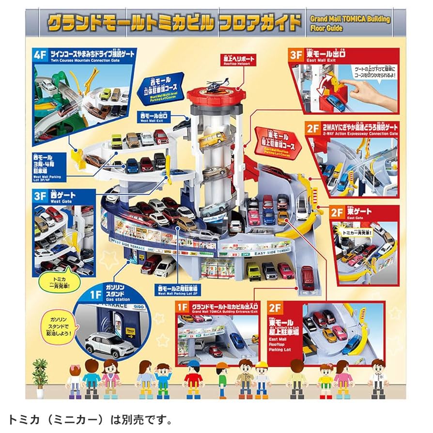 【新品未開封】グランドモールトミカビル/にぎやか高速どうろ/やまみちドライブ 新品未開封】グランドモールトミカビル/にぎやか高速どうろ/やま
